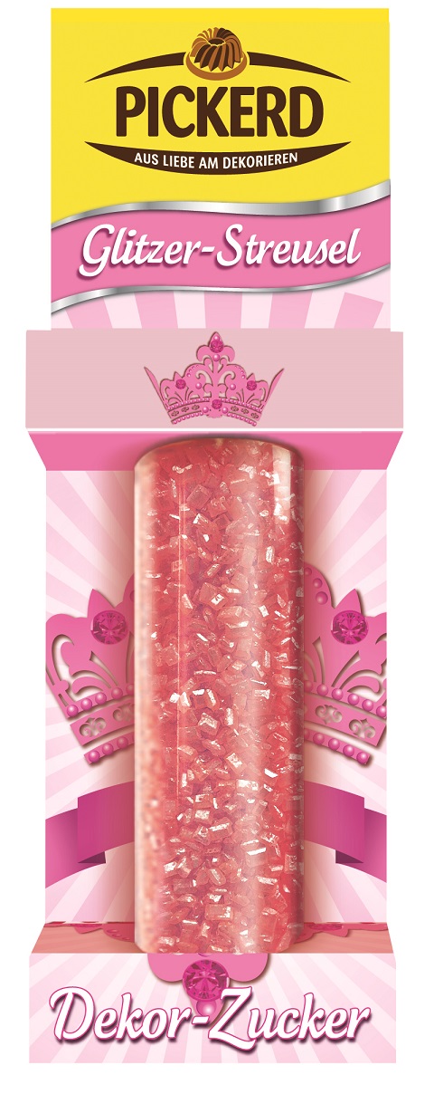 Glitzer Streusel pink / rosa 34 g Glitzer Streusel pink / rosa 34 g