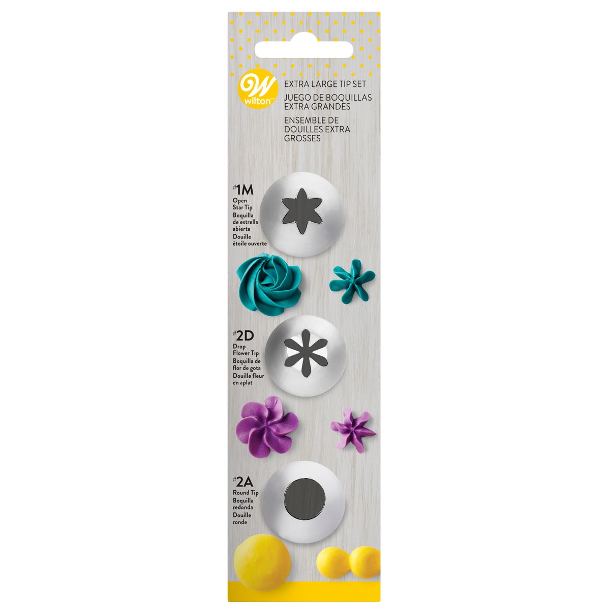 Decorating Tip Set Extra Large #1M, #2D, #2A Decorating Tip Set Extra Large #1M, #2D, #2A