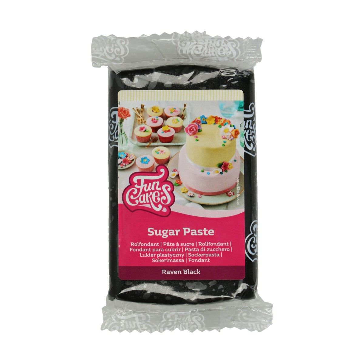 Fondant Raven Black / Schwarz 250 g Fondant Raven Black / Schwarz 250 g