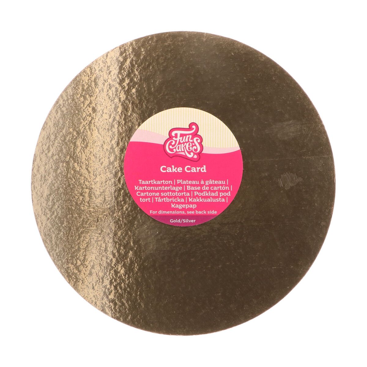 Cake Boards silver/gold Rund 20 cm 3 Stück Cake Boards silver/gold Rund 20 cm 3 Stück