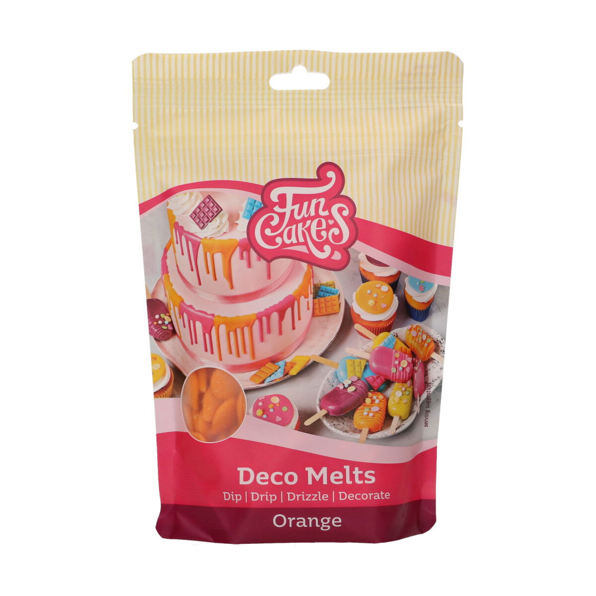 Deco Melts Orange 250 g Deco Melts Orange 250 g