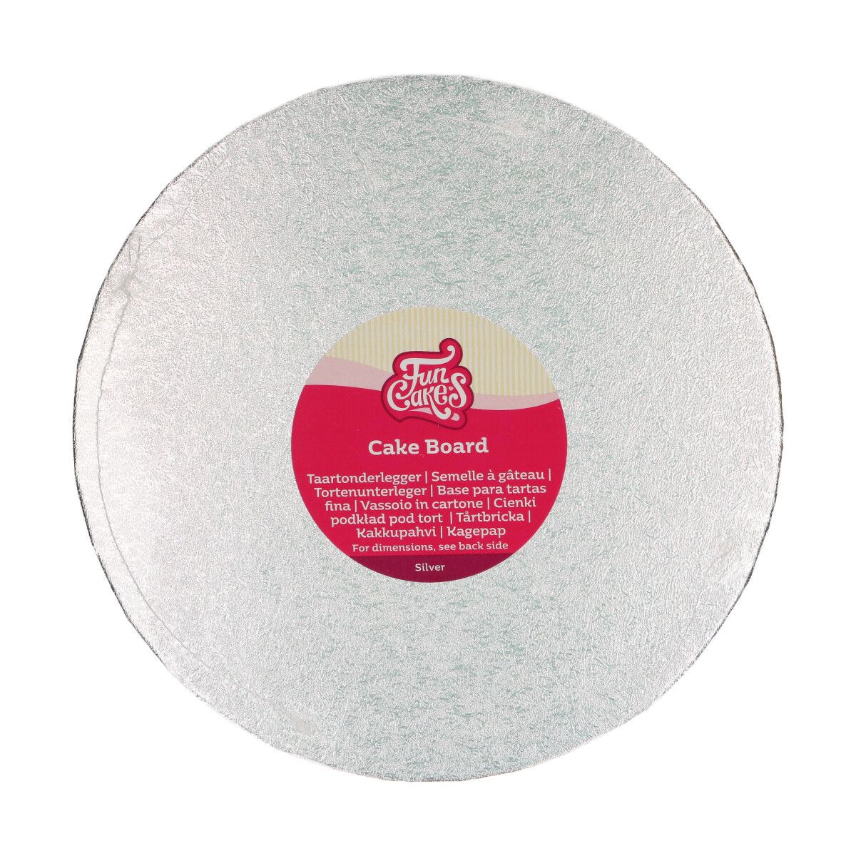 Cake Board (Tortenplatte) Rund Ø 25cm