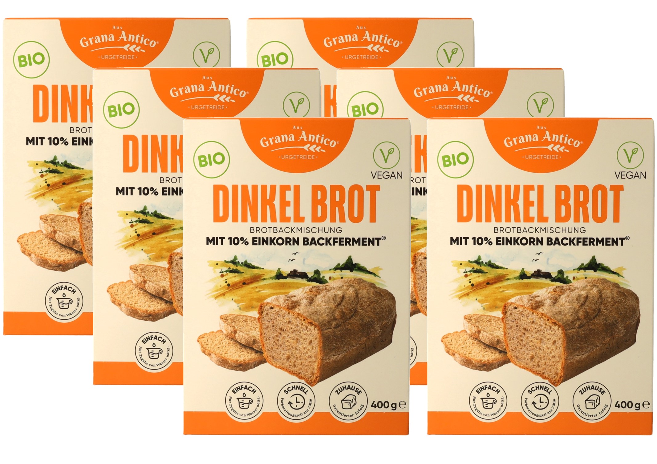BIO-Dinkel-Backmischung hell 6 x 400 g BIO-Dinkel-Backmischung hell 6 x 400 g