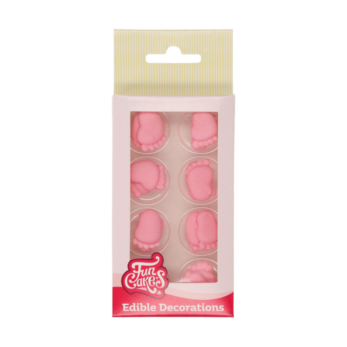 Zuckerdekor Baby Füße Rosa Set (16 Teile) Zuckerdekor Baby Füße Rosa Set (16 Teile)