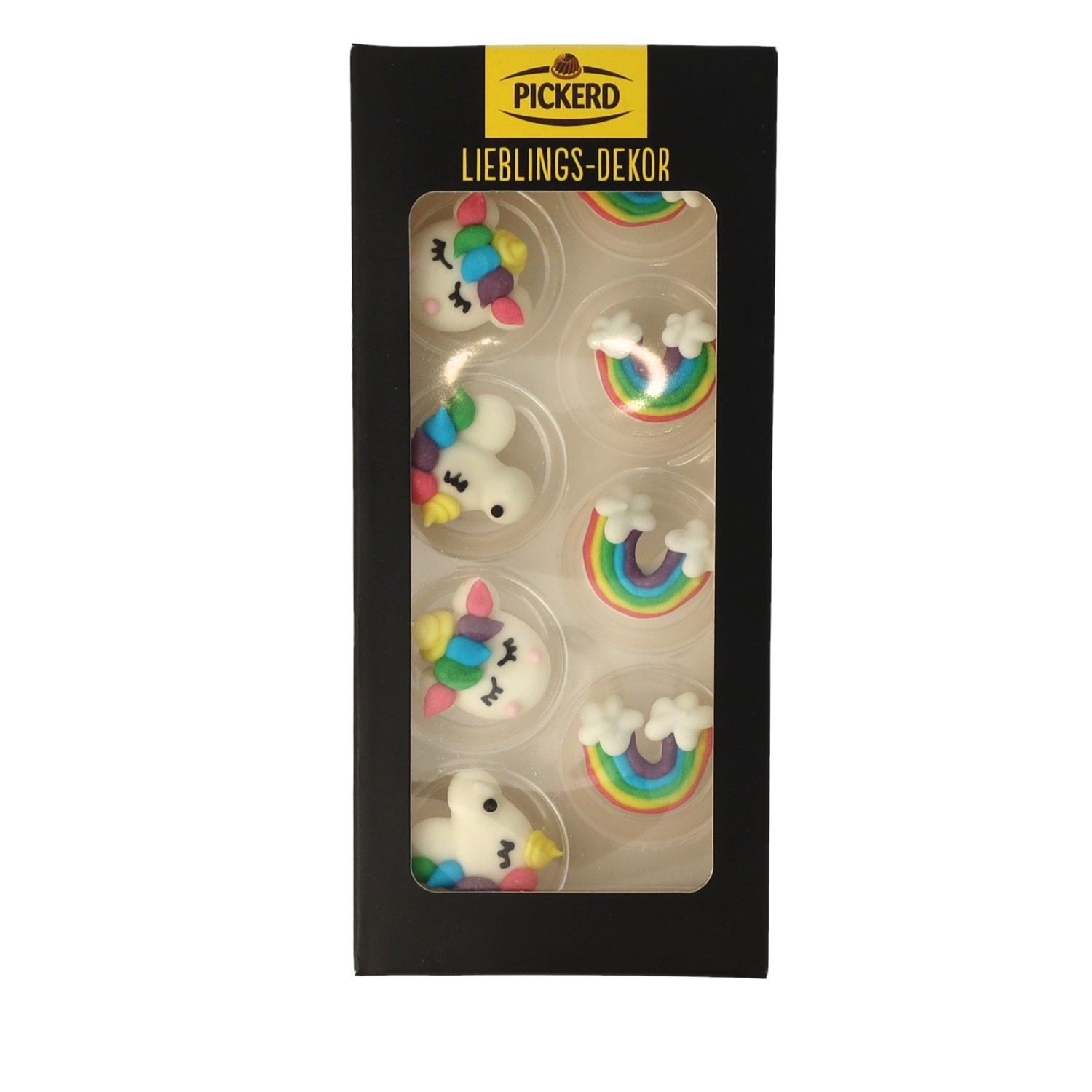 Zucker Einhörner & Regenbögen 8 Stück Zucker Einhörner & Regenbögen 8 Stück