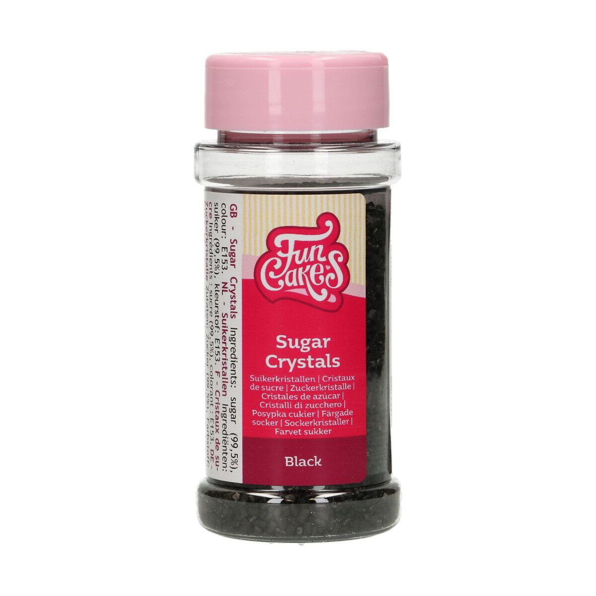 Zuckerkristalle  Schwarz 80 g