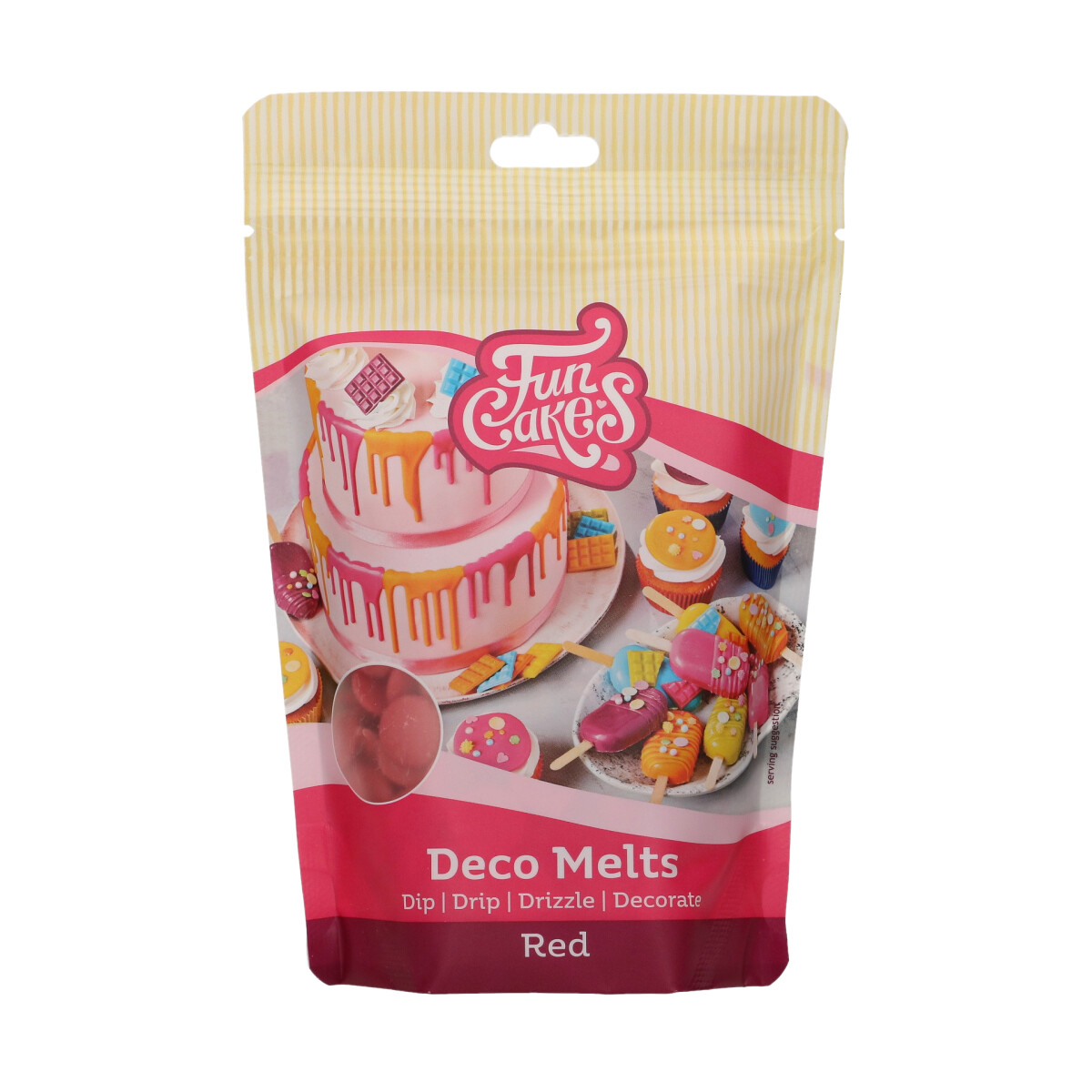 Deco Melts Red / Rot 250 g Deco Melts Red / Rot 250 g