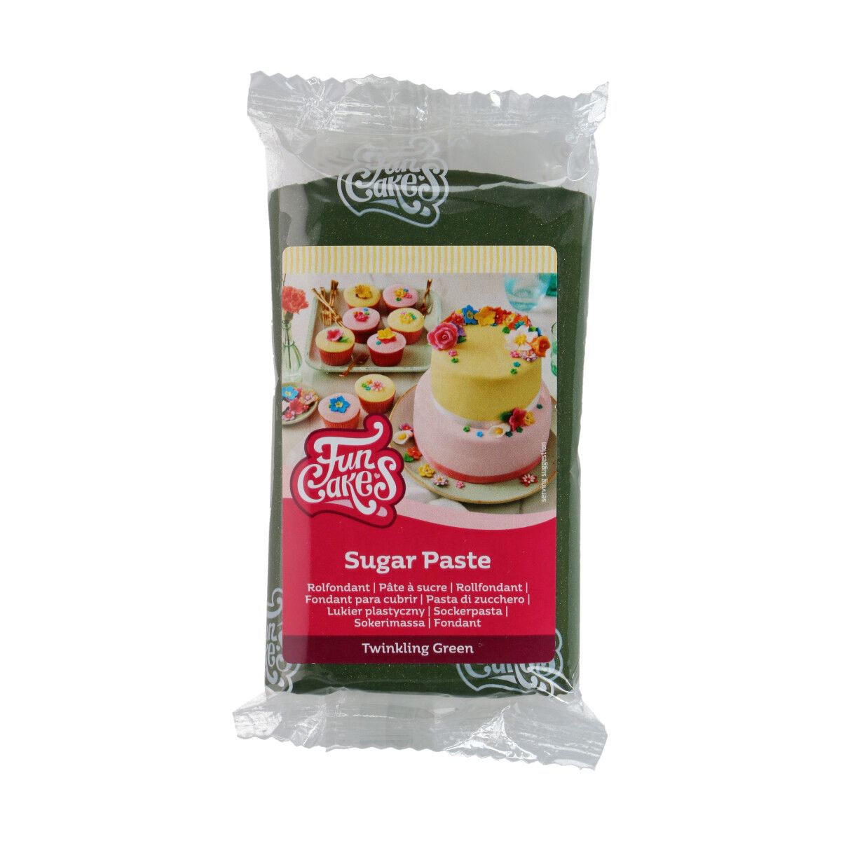 Fondant Twinkling Green 250 g Fondant Twinkling Green 250 g