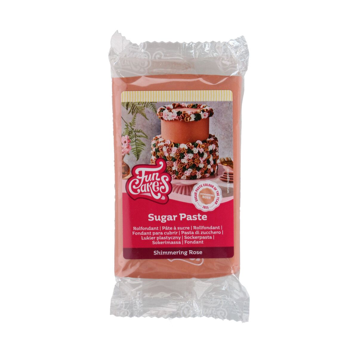Fondant Schimmering Rose 250 g Fondant Schimmering Rose 250 g