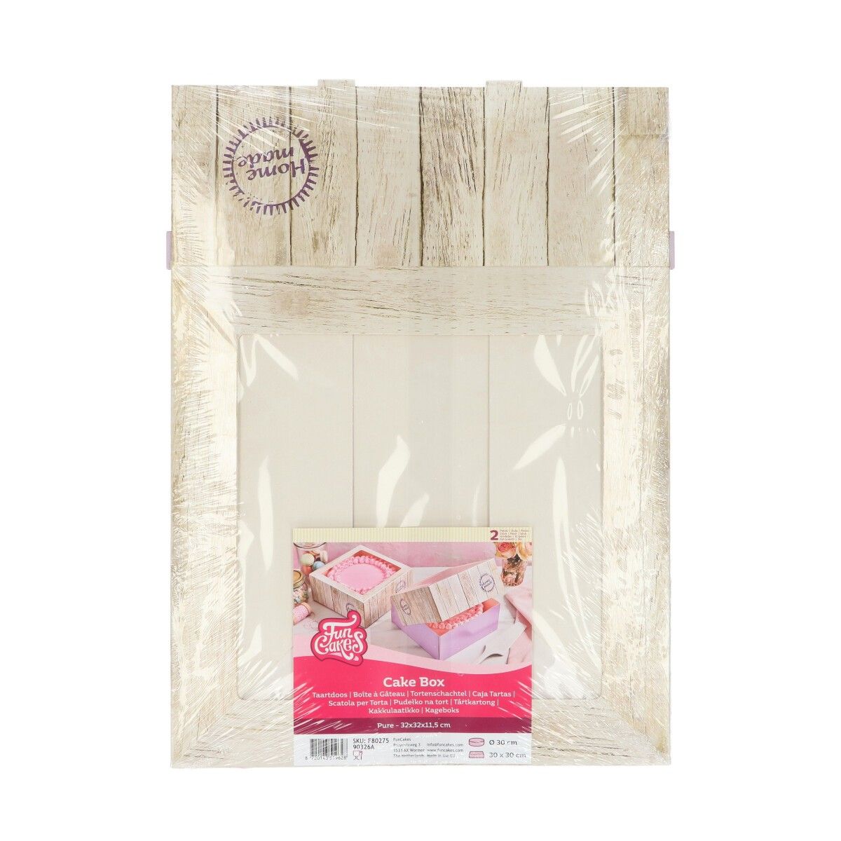 Tortenschachtel - Pure- 32x32x11,5 cm 2er Set Tortenschachtel - Pure- 32x32x11,5 cm 2er Set