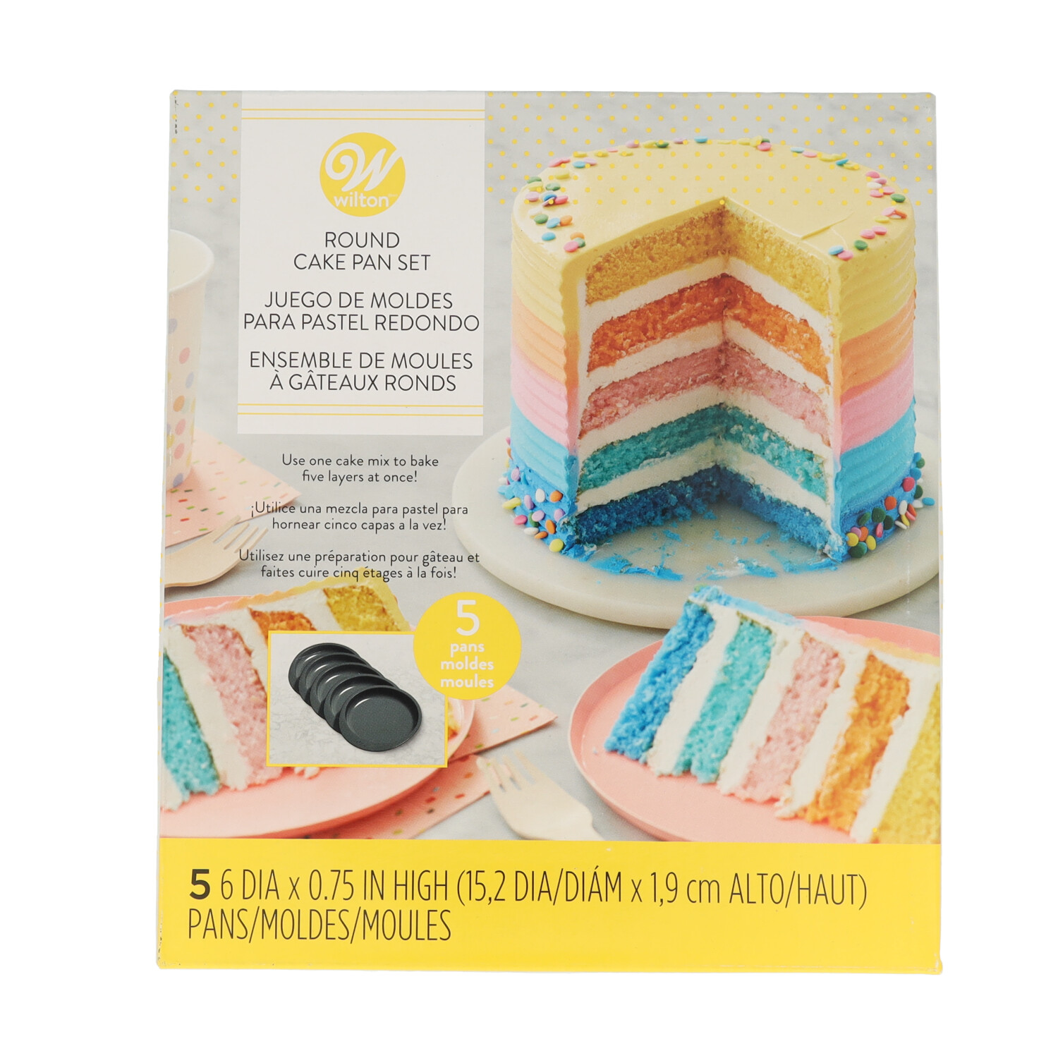 Backform Easy Layers 15 cm 5-teiliges Set Backform Easy Layers 15 cm 5-teiliges Set