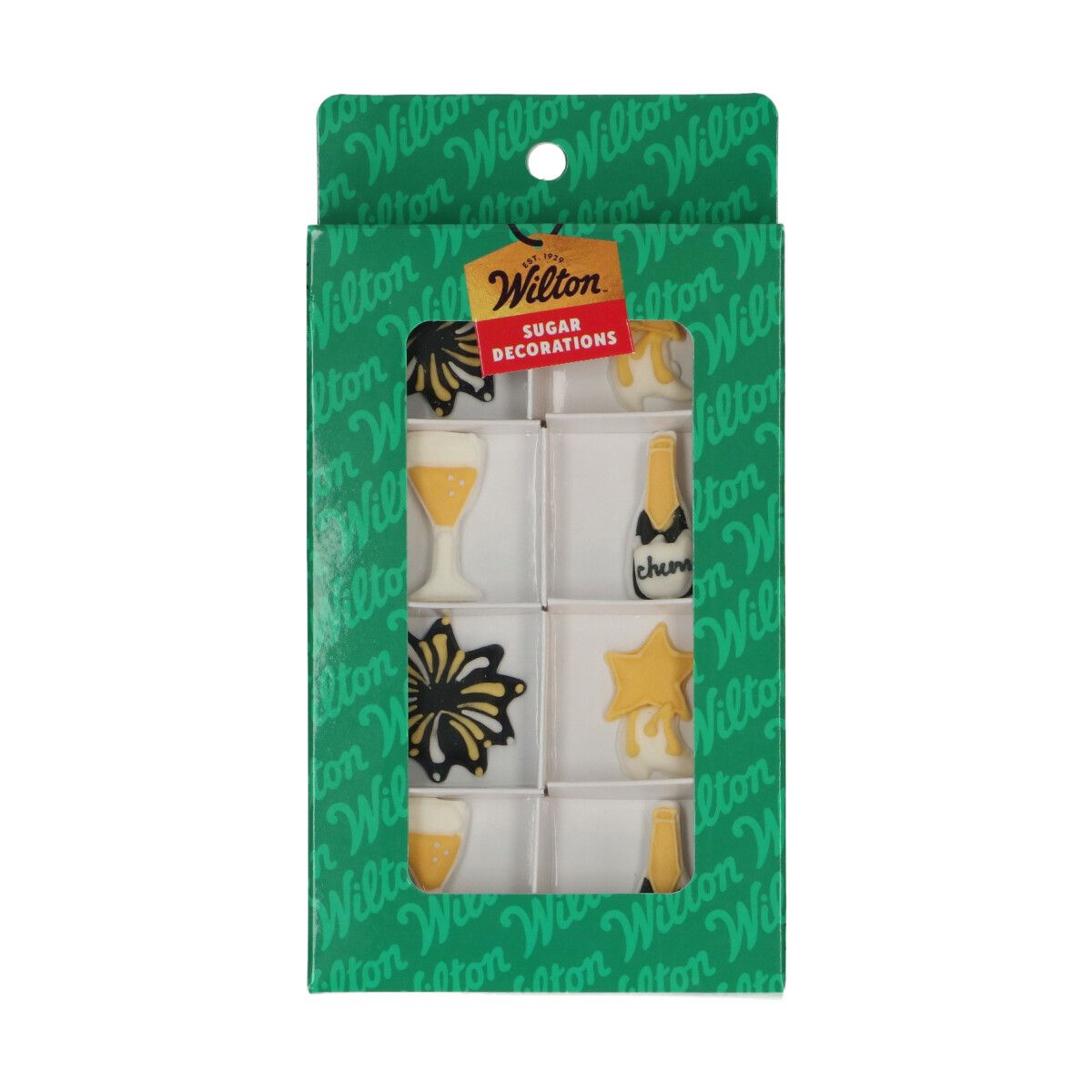 Zuckerdekoration Spritzige Feier Silvester set/8