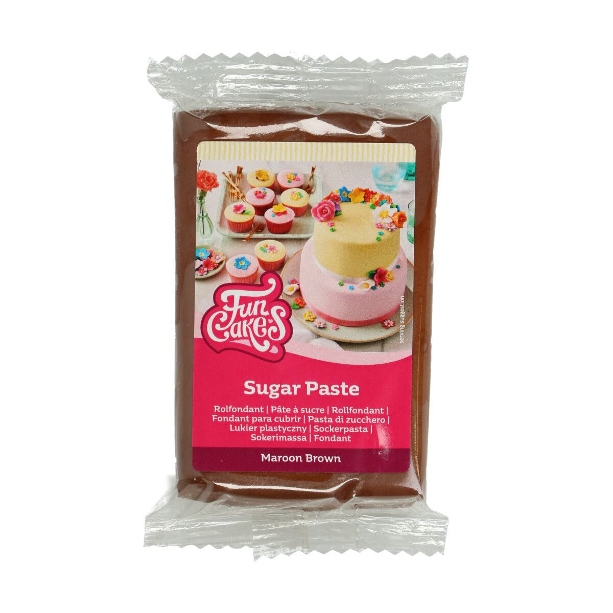 Fondant Maroon Brown 250 g Fondant Maroon Brown 250 g