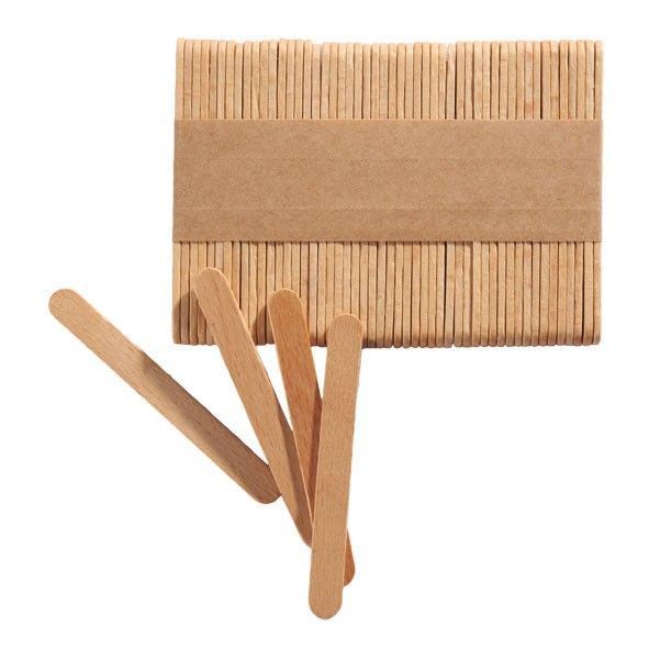 Popsicle Sticks MINI pkg/100 Holzstiele für Eis Popsicle Sticks MINI pkg/100 Holzstiele für Eis