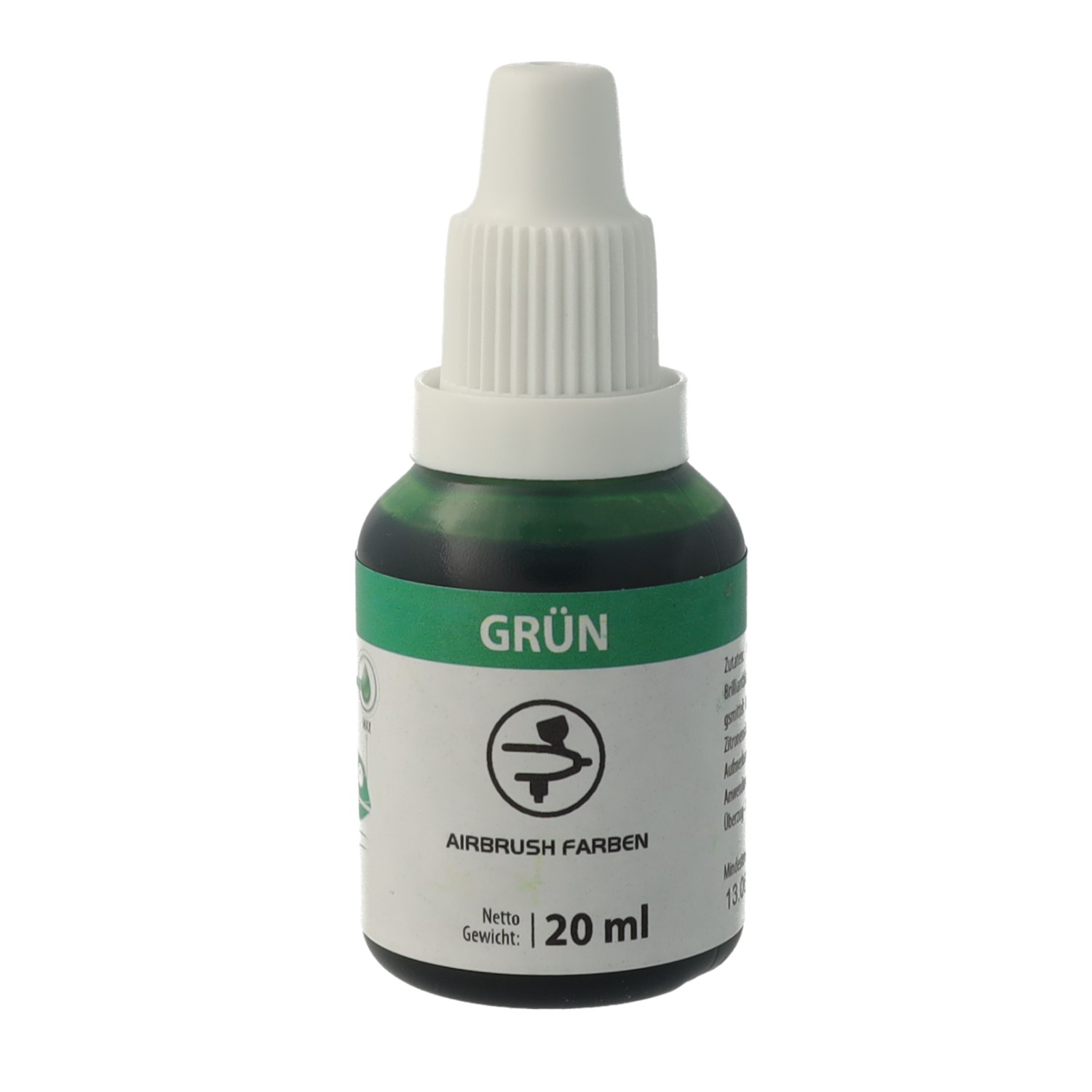 Lebensmittelfarben Airbrush Grün / Green 20 ml