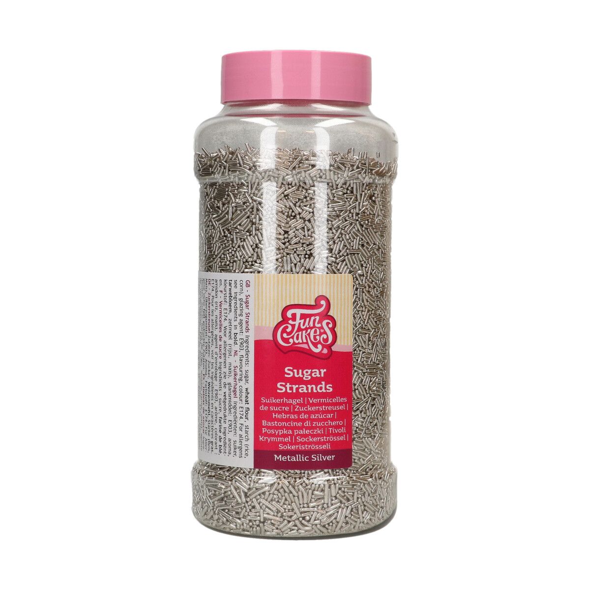 Zuckerfäden Metallic Silber 800 g Zuckerfäden Metallic Silber 800 g