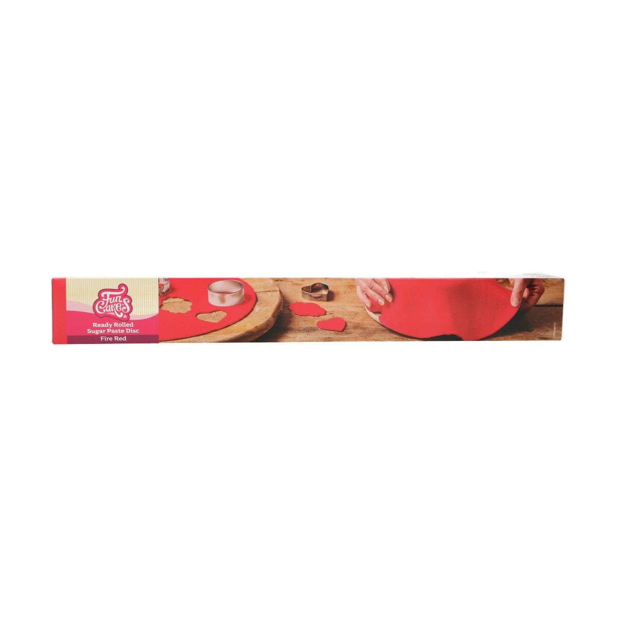 Ausgerollte Fondantdecke Fire Red / Feuerrot 430 g Ausgerollte Fondantdecke Fire Red / Feuerrot 430 g