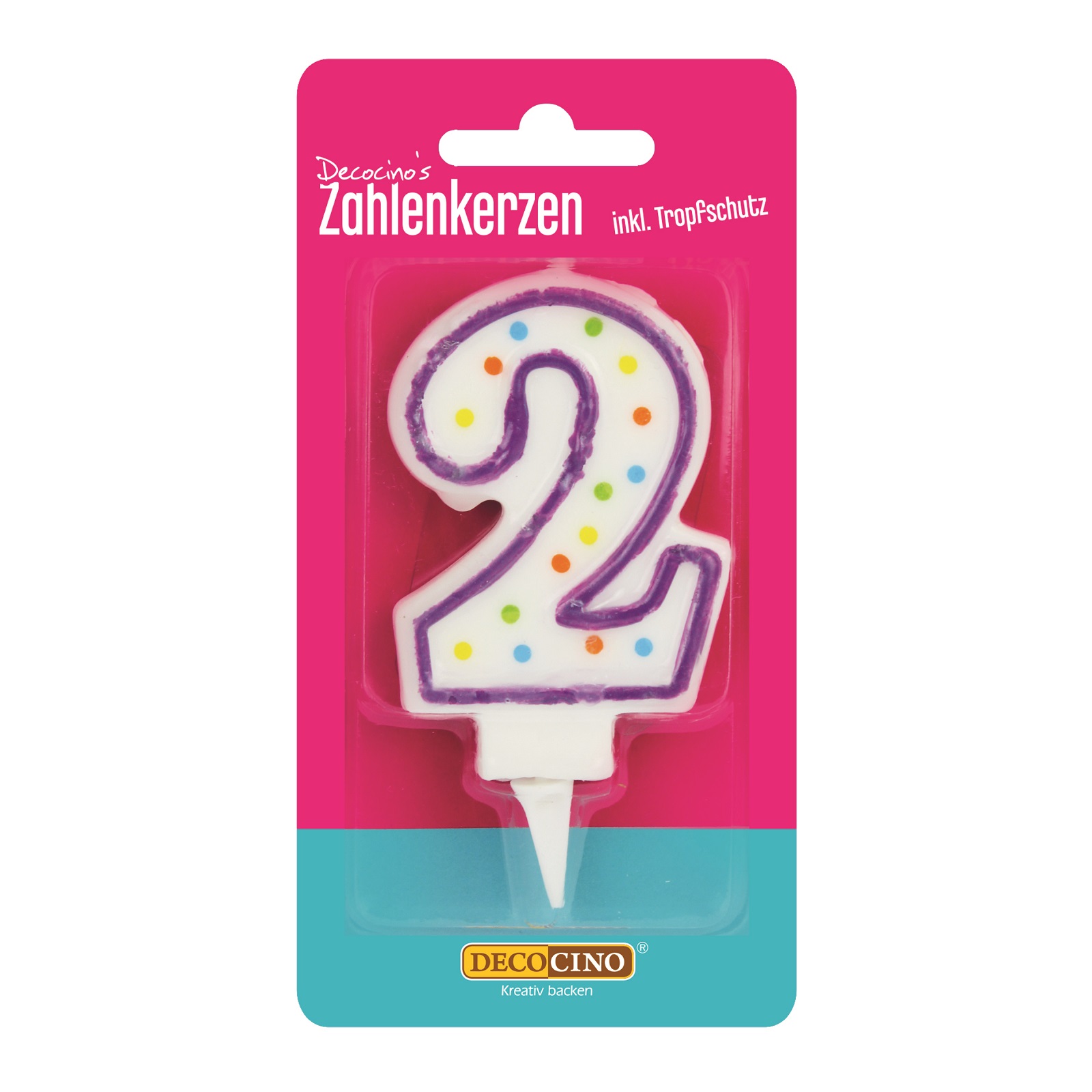 Zahlenkerze 2 Zahlenkerze 2