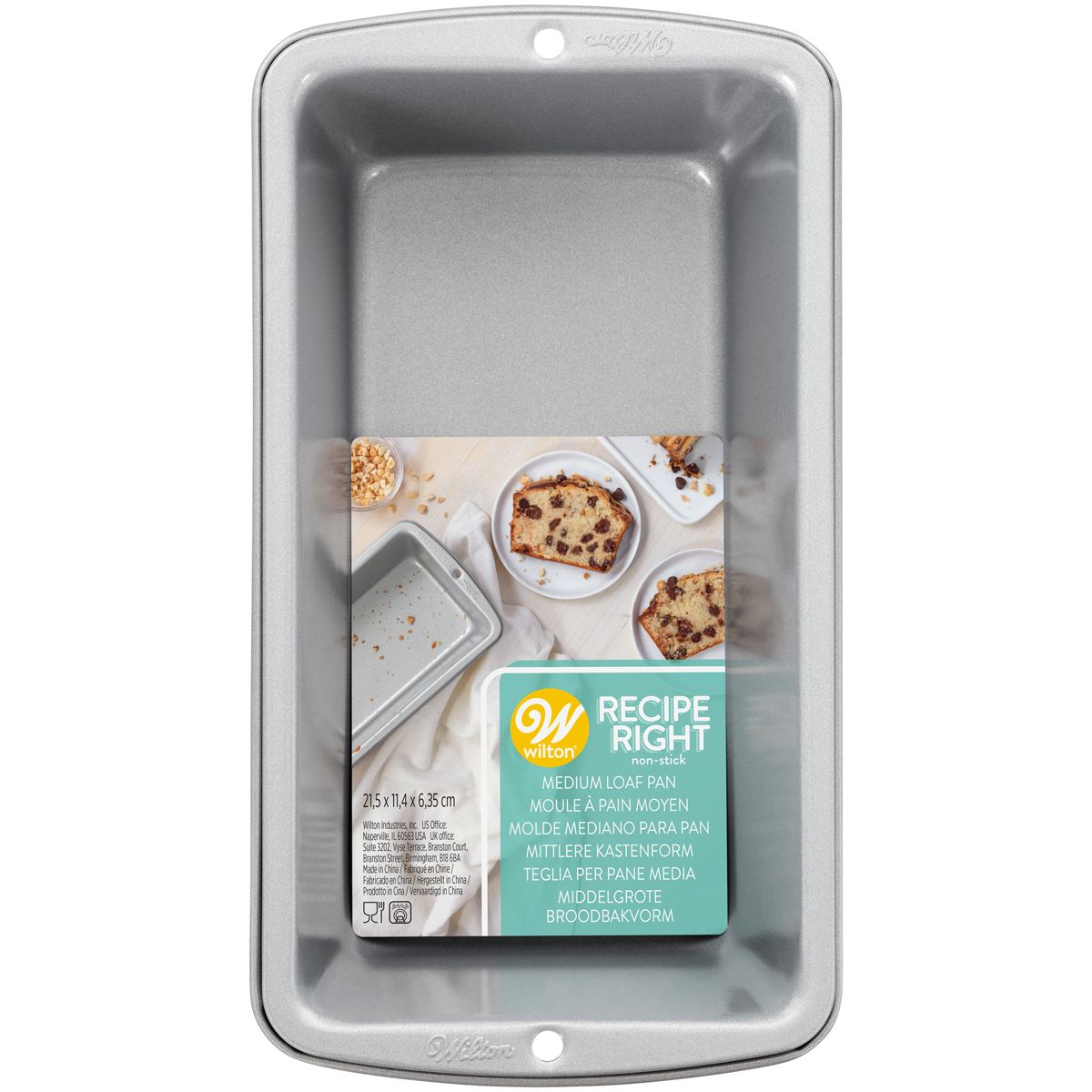Backform Recipe Right® Medium Loaf Pan 21,5x11,4cm Backform Recipe Right® Medium Loaf Pan 21,5x11,4cm