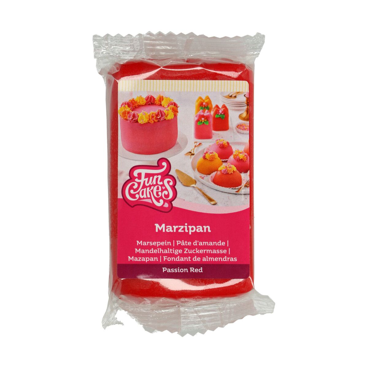 Mandelhaltige Zuckermasse Passion Red 250 g Mandelhaltige Zuckermasse Passion Red 250 g
