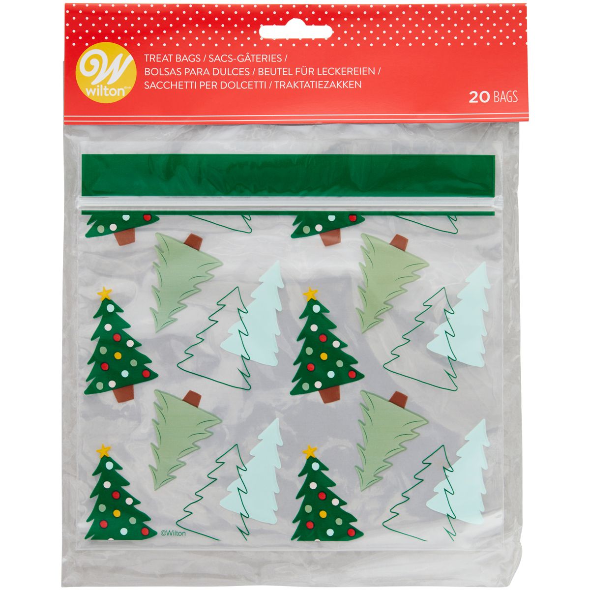 Süßigkeitentüten Weihnachtsbäume wiederverschließb 20 Beutel Süßigkeitentüten Weihnachtsbäume wiederverschließb 20 Beutel