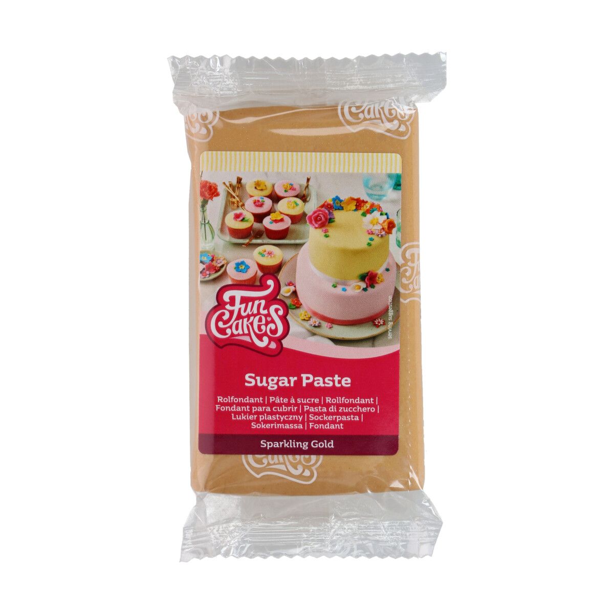 Fondant Sparkling Gold 250 g Fondant Sparkling Gold 250 g
