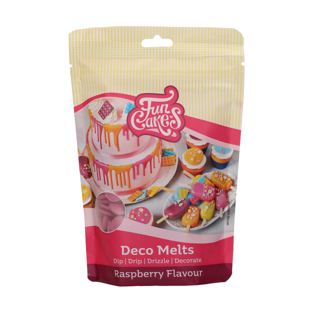 Deco Melts Raspberry Flavour / Himbeergeschmack 250 g Deco Melts Raspberry Flavour / Himbeergeschmack 250 g