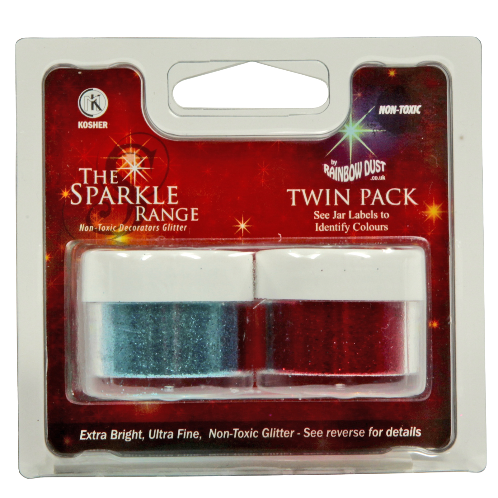 Sparkles Twin Pack Jewel Fire Red + Sky Blue Sparkles Twin Pack Jewel Fire Red + Sky Blue