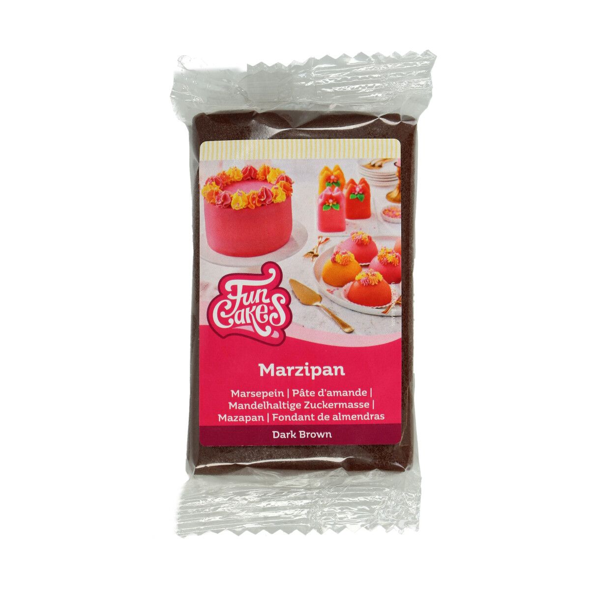Mandelhaltige Zuckermasse Dark Brown / Dunkelbraun 250 g Mandelhaltige Zuckermasse Dark Brown / Dunkelbraun 250 g