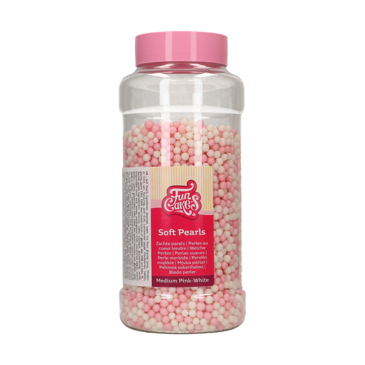 Soft Pearls Medium Rosa / Weiß 500 g Soft Pearls Medium Rosa / Weiß 500 g