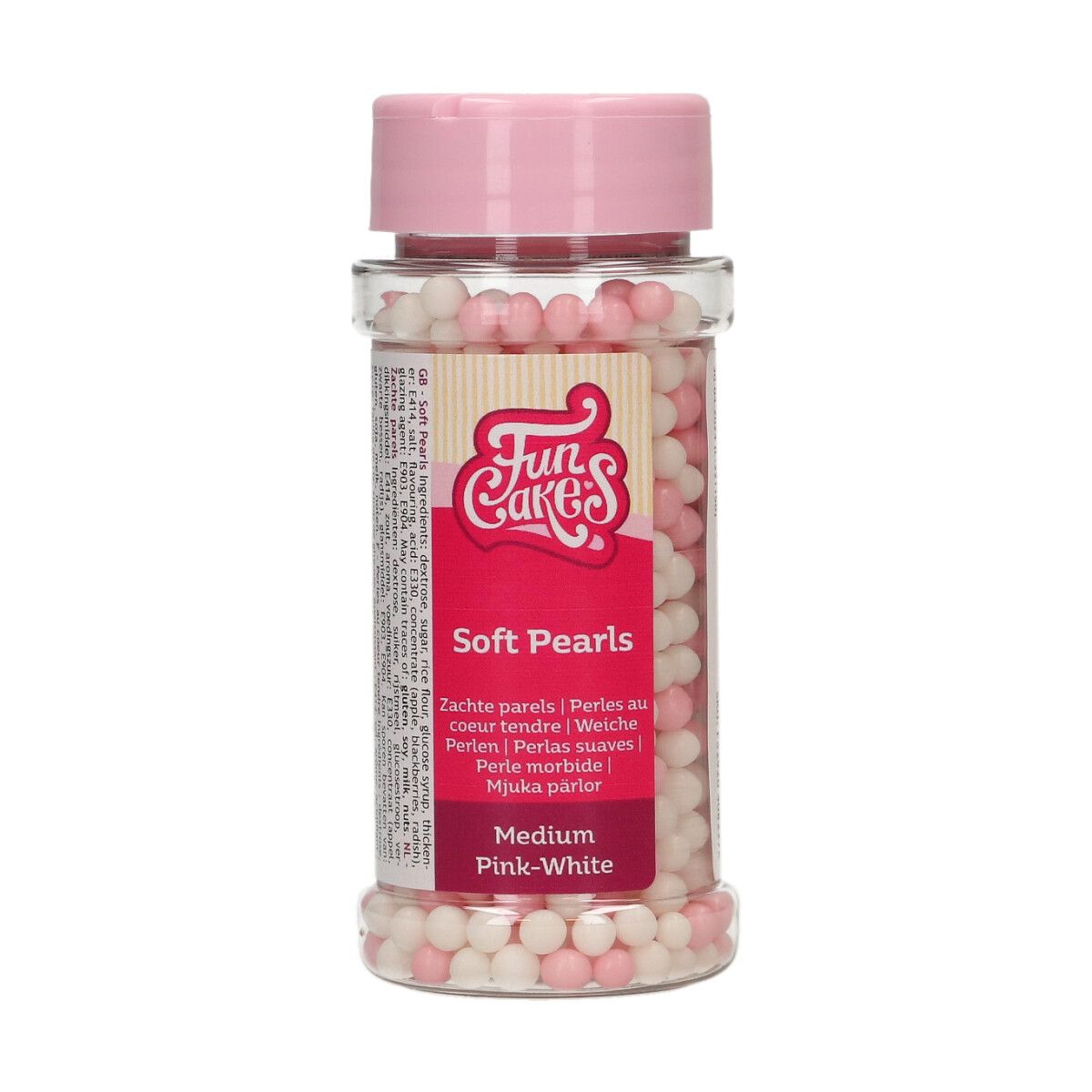 Soft Pearls Medium Rosa / Weiß 60 g Soft Pearls Medium Rosa / Weiß 60 g