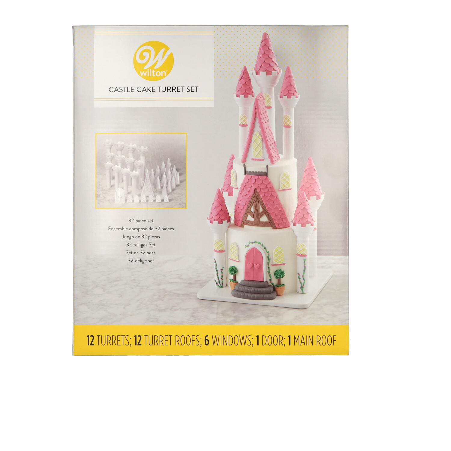 Romantik SCHLOSS Set - Teile für eine Torte Romantik SCHLOSS Set - Teile für eine Torte