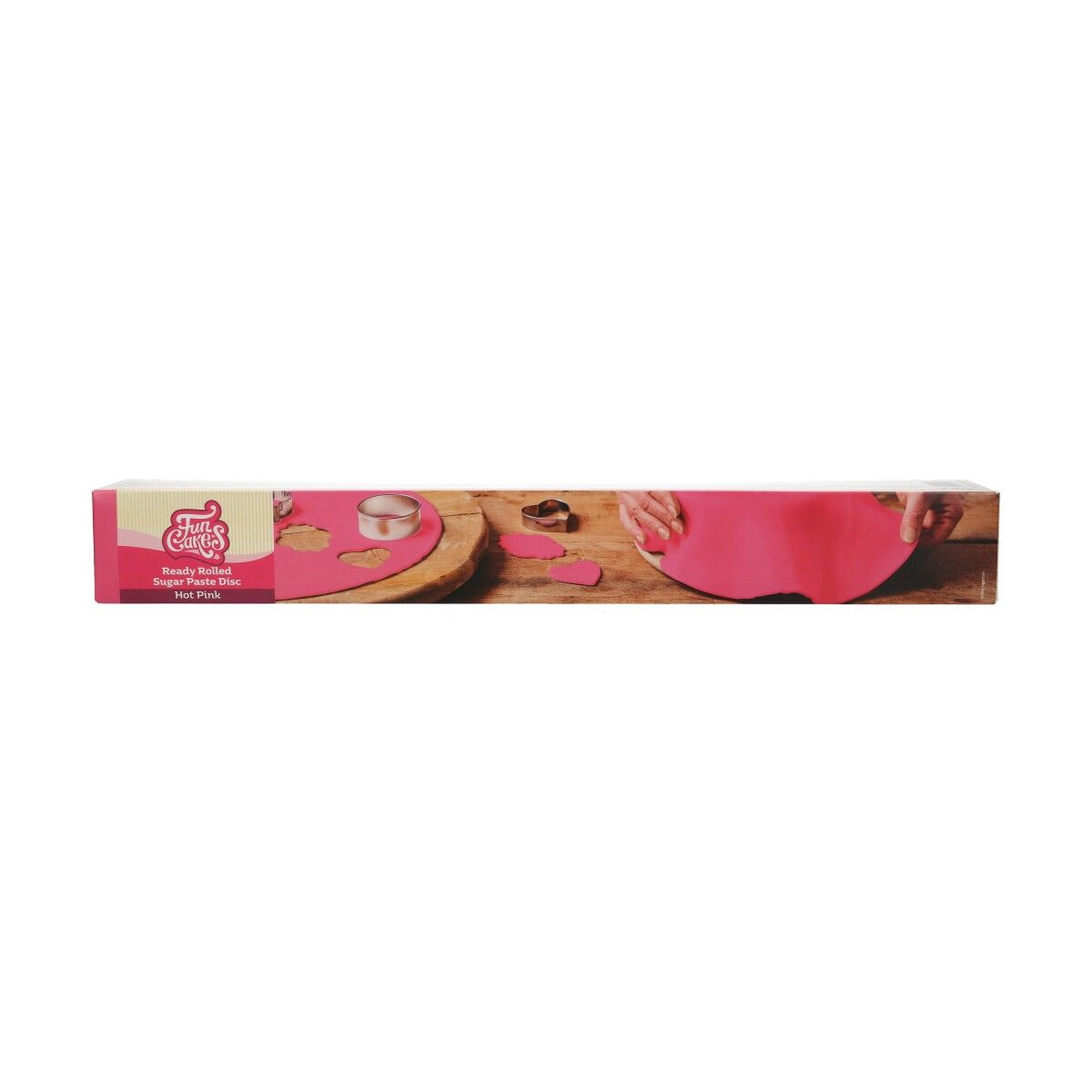 Ausgerollte Fondantdecke Hot Pink / Rosa 430 g Ausgerollte Fondantdecke Hot Pink / Rosa 430 g