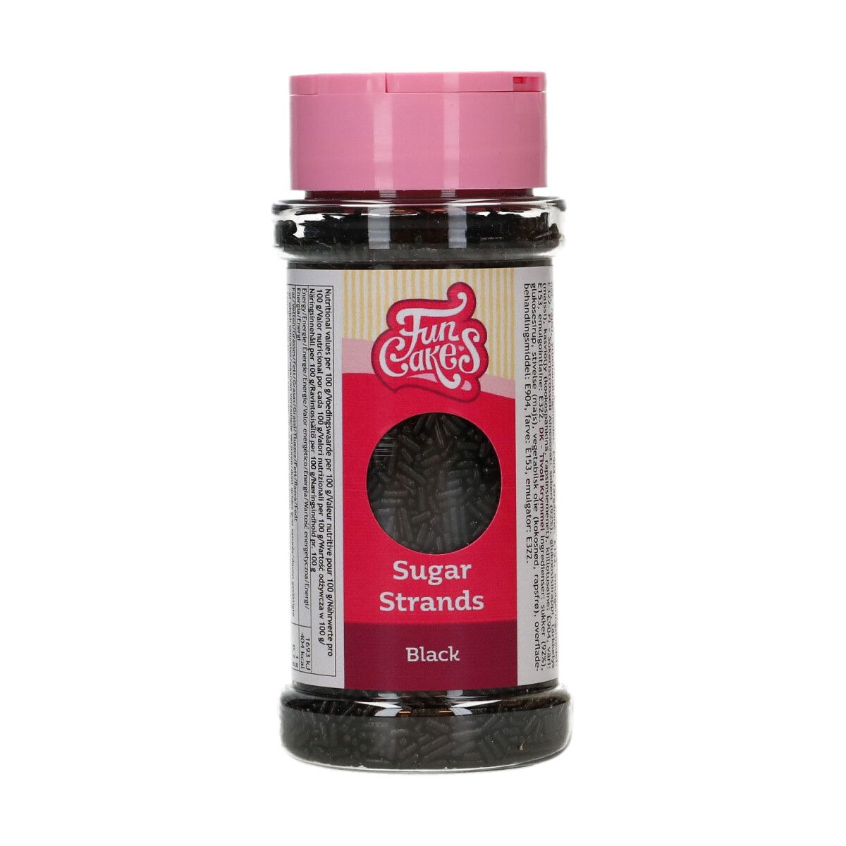 Sugar Strands / Zuckerstreusel Schwarz 80 g Sugar Strands / Zuckerstreusel Schwarz 80 g