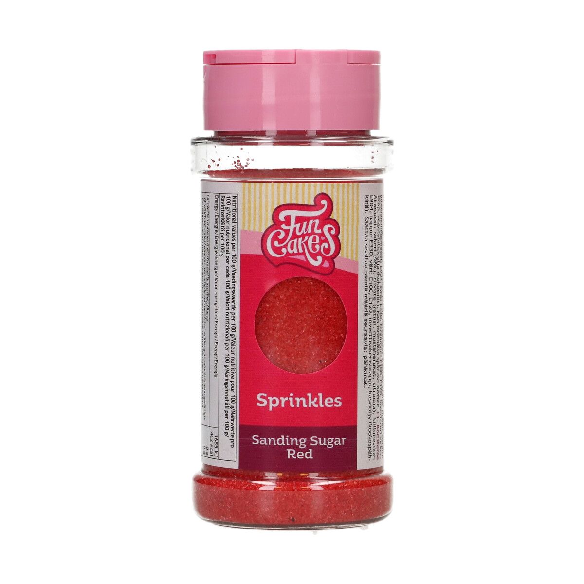 Farbzucker / Sanding Sugar - Rot 80 g Farbzucker / Sanding Sugar - Rot 80 g