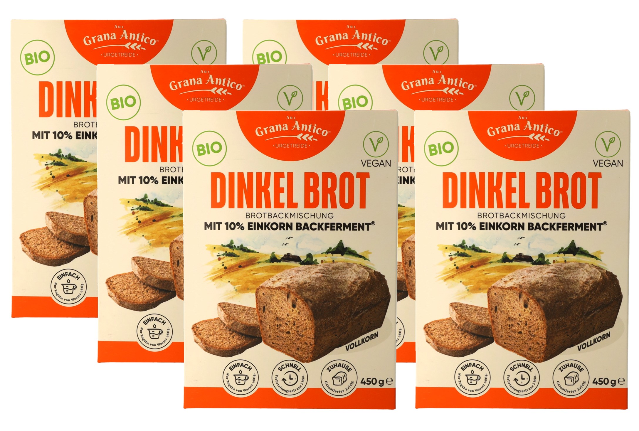 BIO-Dinkel-Backmischung Vollkorn 6 x 450 g BIO-Dinkel-Backmischung Vollkorn 6 x 450 g