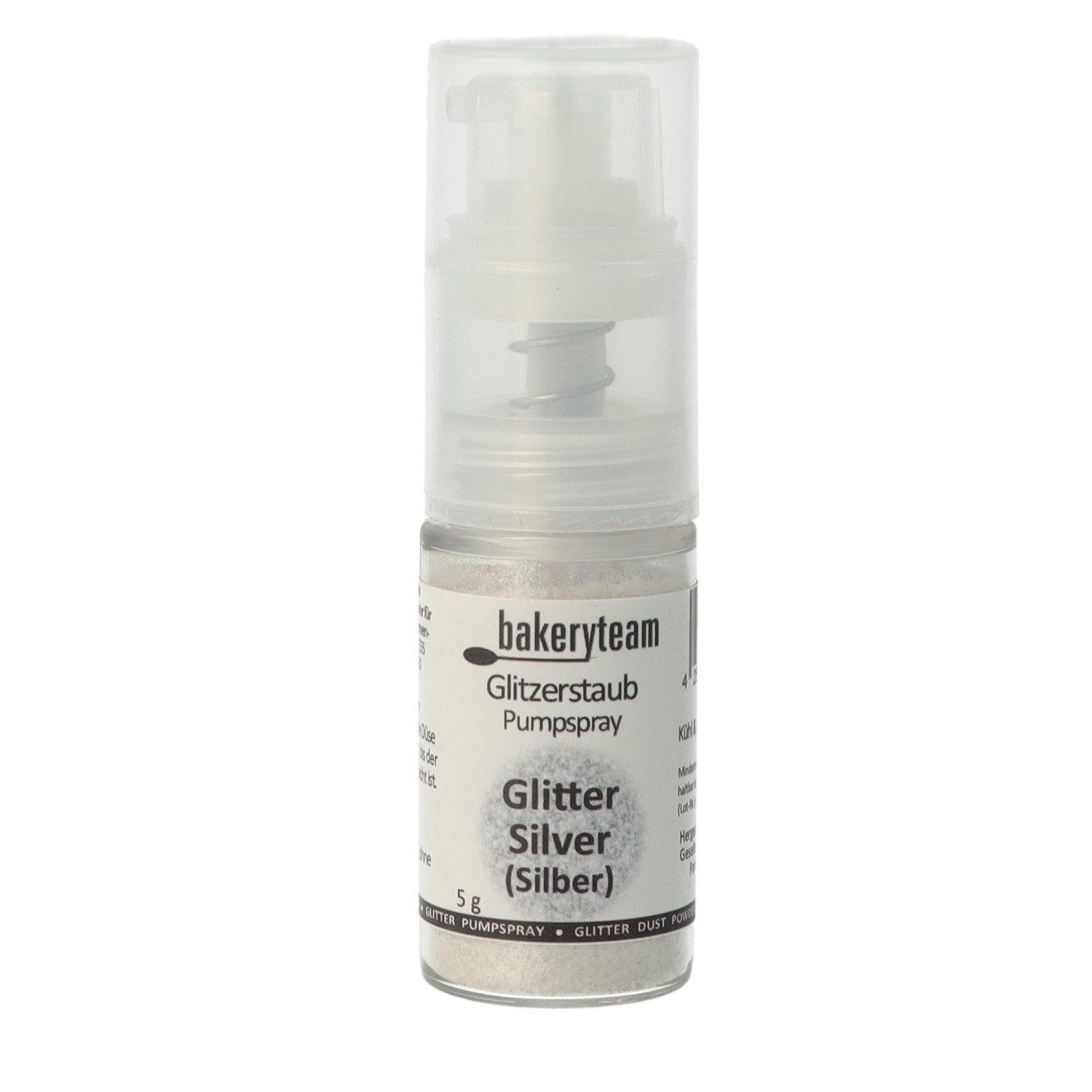 Glitzerstaub Glitter Dust Silver (Silber) Pump-Puder 5 g Glitzerstaub Glitter Dust Silver (Silber) Pump-Puder 5 g