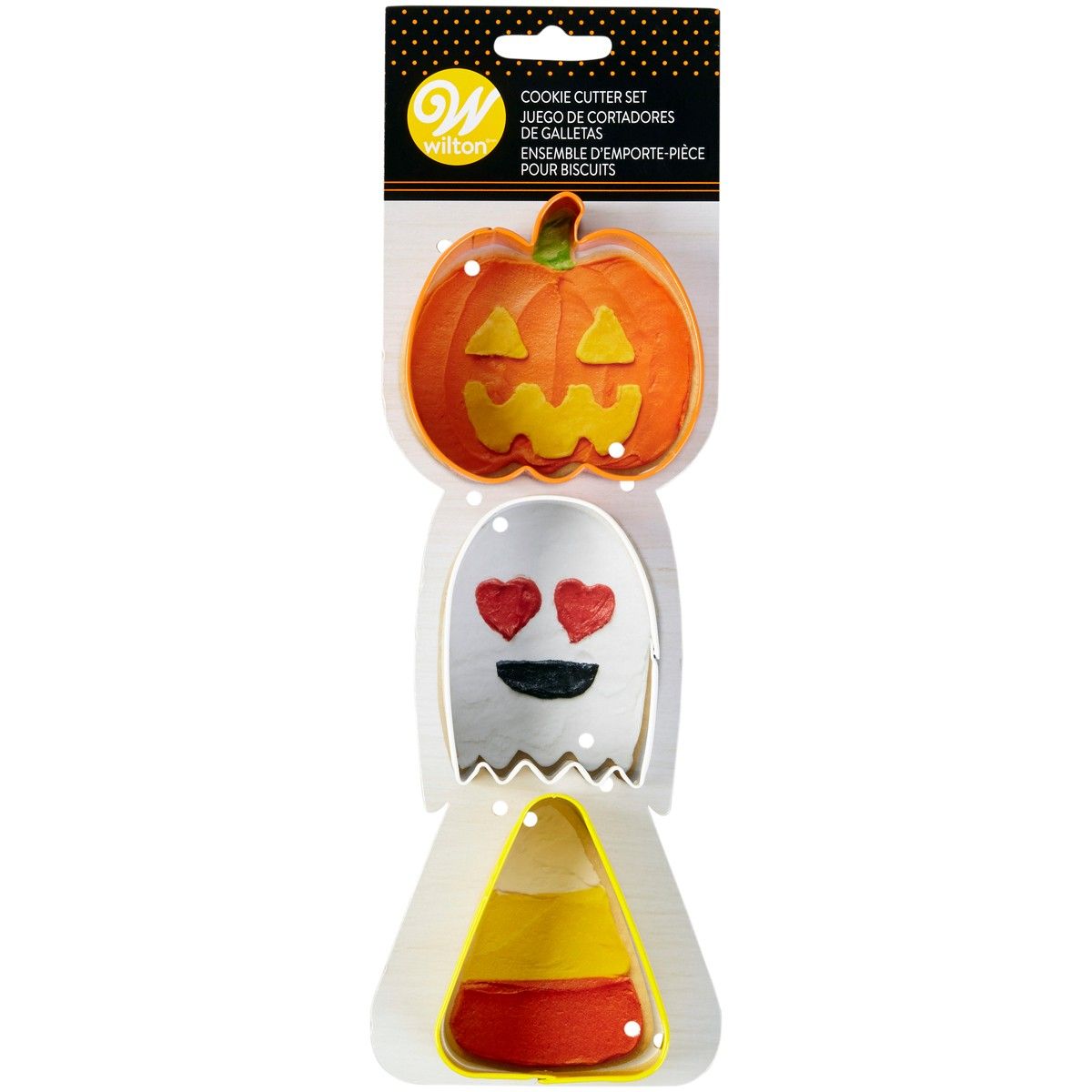Cookie Cutter Pumpkin-Ghost-Candy Corn Set/3