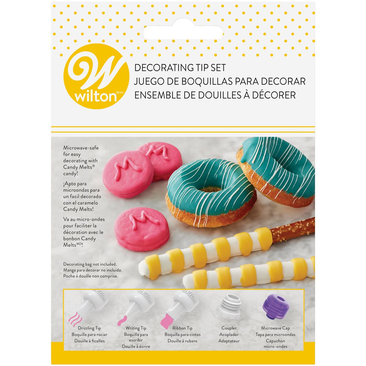 Candy Melt Tüllen-Set / Dekorations Tip-Set - 5 teilig Candy Melt Tüllen-Set / Dekorations Tip-Set - 5 teilig