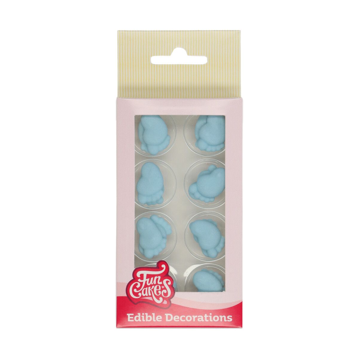 Zuckerdekor Baby Füße Blau Set (16 Teile) Zuckerdekor Baby Füße Blau Set (16 Teile)