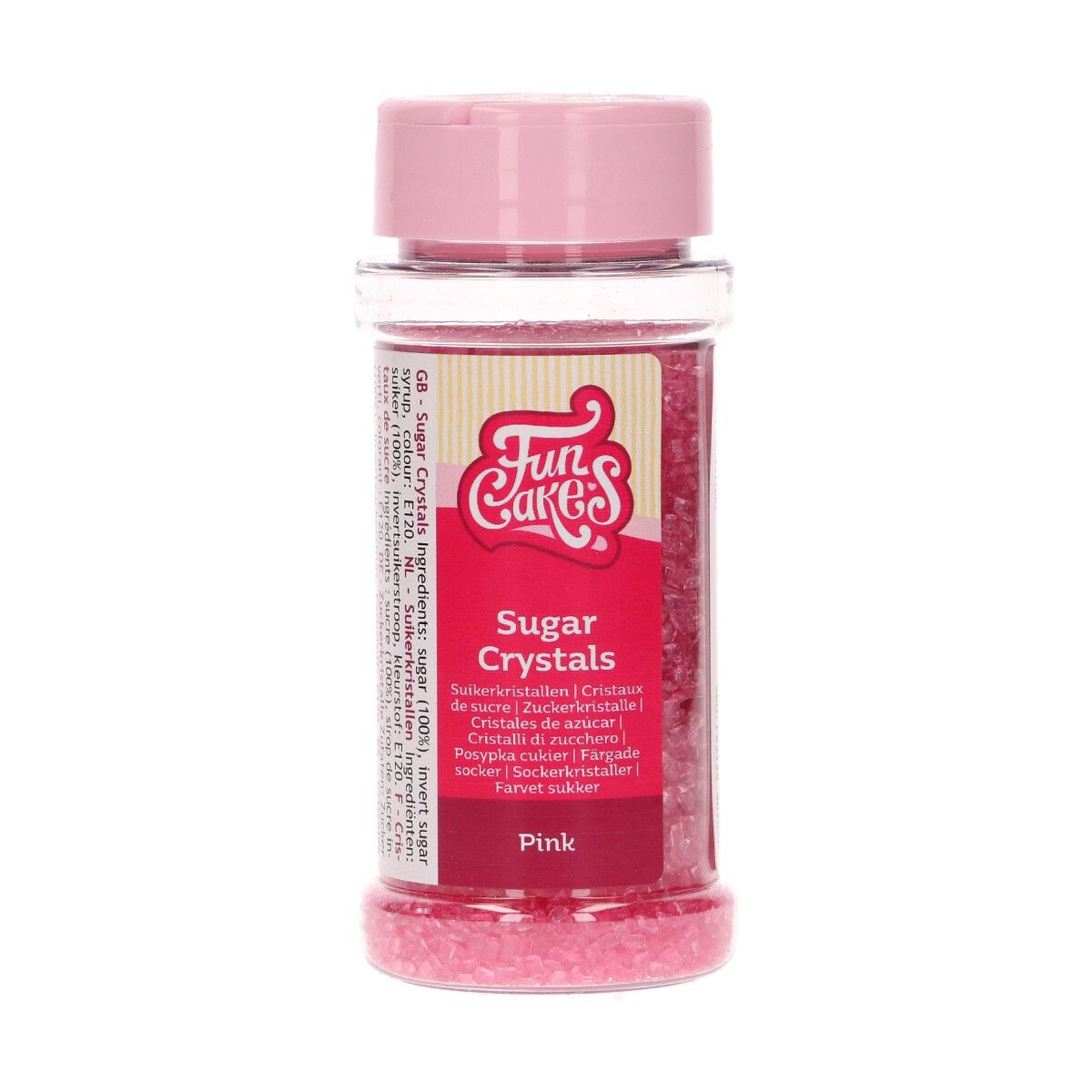 Sugar Crystals / Zuckerkristalle Pink 80 g Sugar Crystals / Zuckerkristalle Pink 80 g