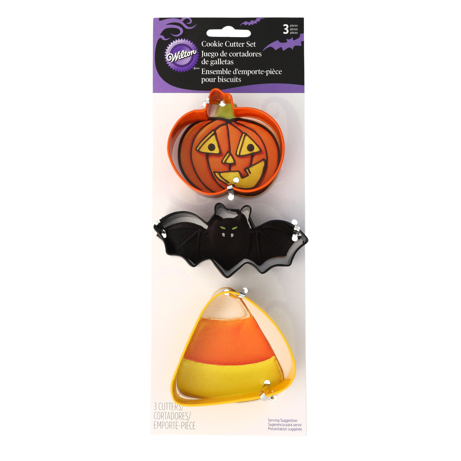 12608-Wilton Cookie Cutter Kürbis, Geist, Candy Corn Set_3-1