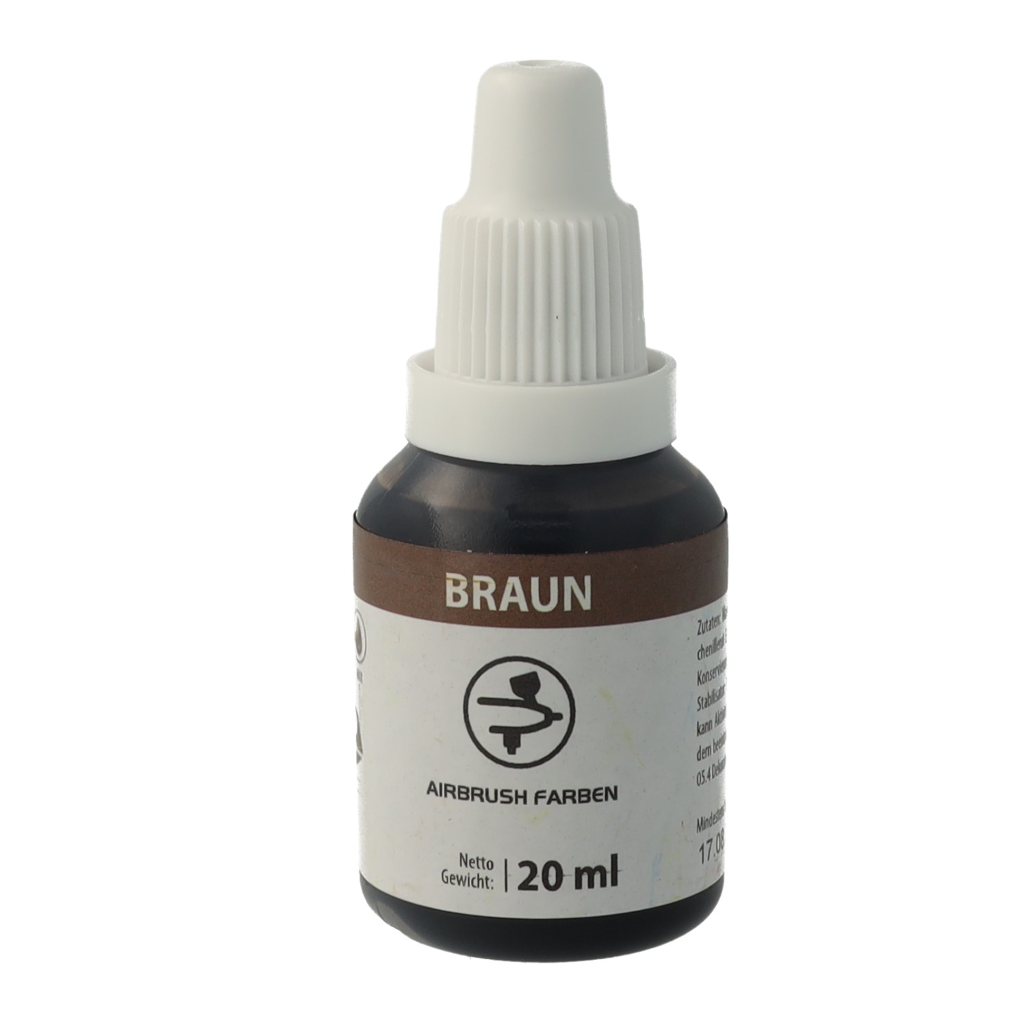 Lebensmittelfarben Airbrush Braun / Brown 20 ml Lebensmittelfarben Airbrush Braun / Brown 20 ml