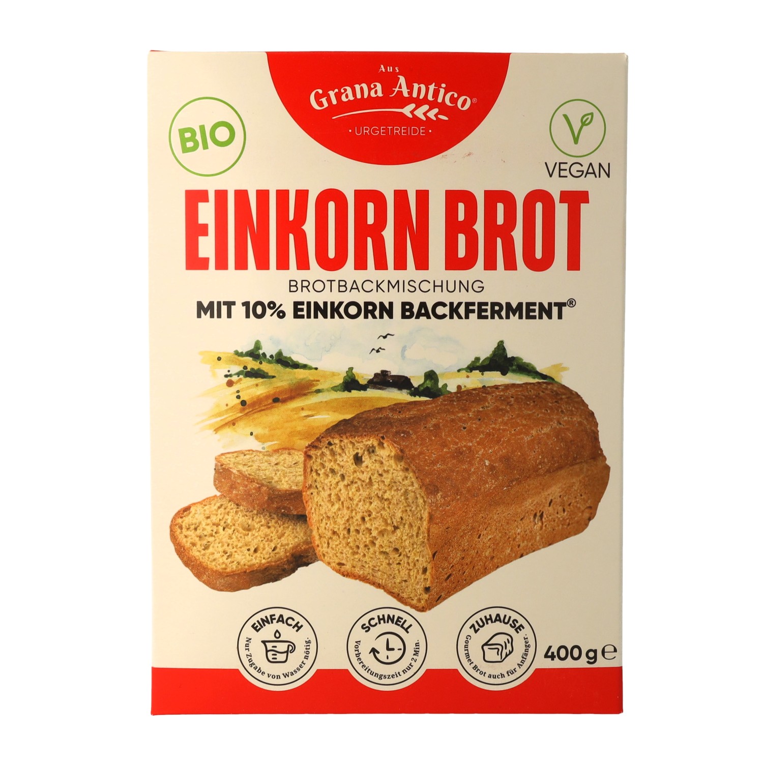 BIO-Einkorn-Backmischung hell 400 g BIO-Einkorn-Backmischung hell 400 g