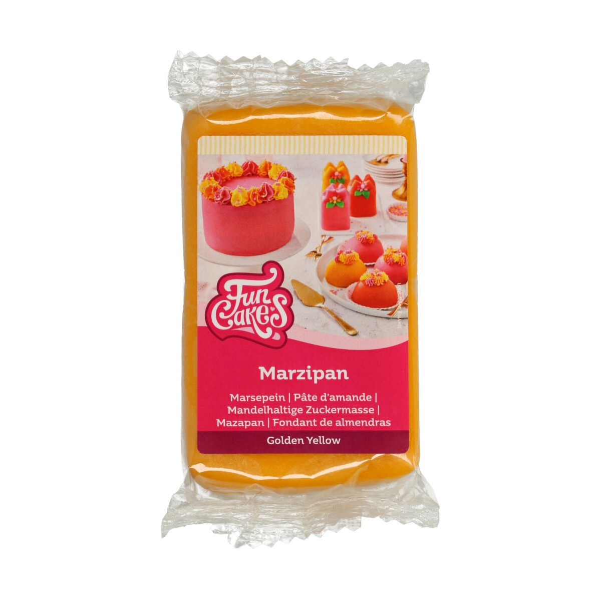 Mandelhaltige Zuckermasse Golden Yellow / Gelb 250 g Mandelhaltige Zuckermasse Golden Yellow / Gelb 250 g
