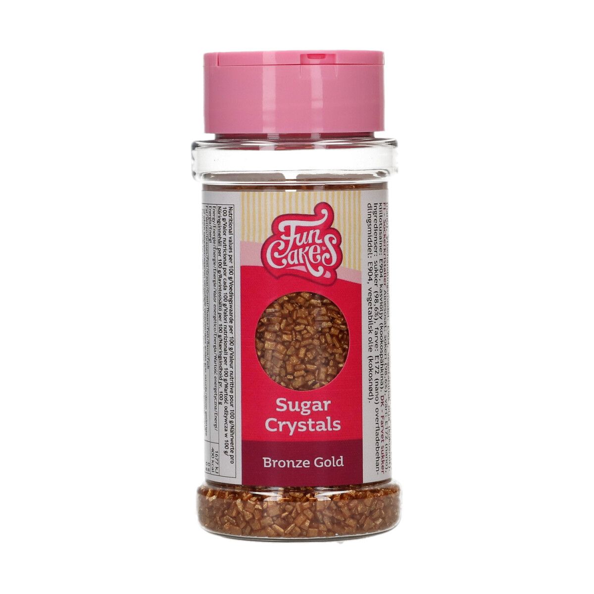 Sugar Crystals / Zuckerkristalle Bronze Gold 80 g Sugar Crystals / Zuckerkristalle Bronze Gold 80 g