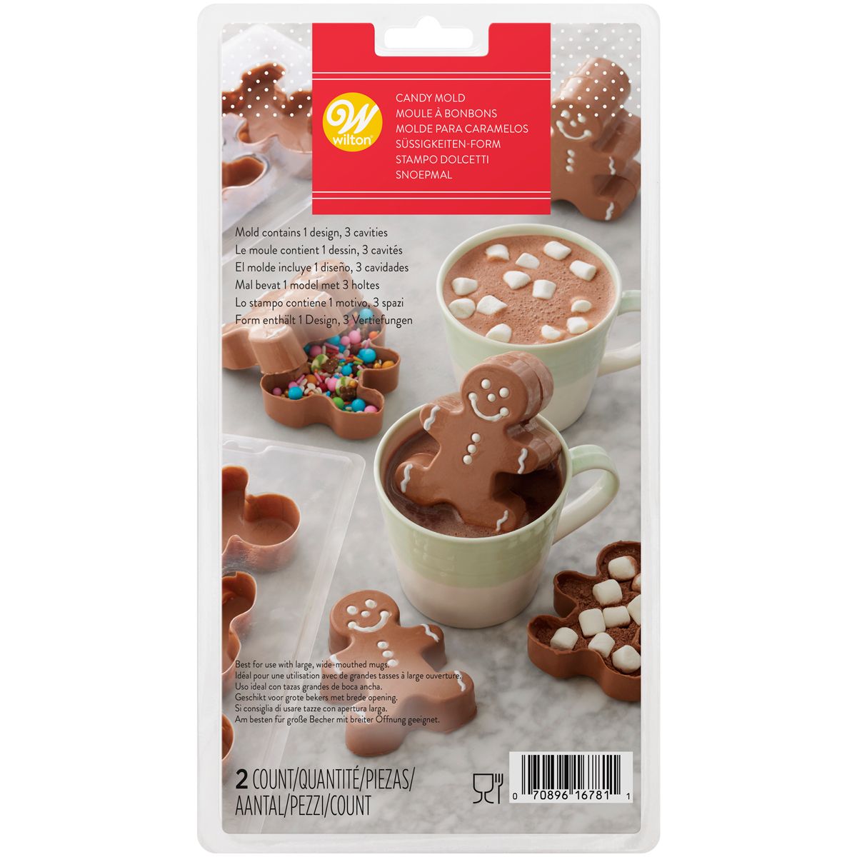 3D Süßigkeiten Form heiße Schokolade Lebkuchen 3D Süßigkeiten Form heiße Schokolade Lebkuchen