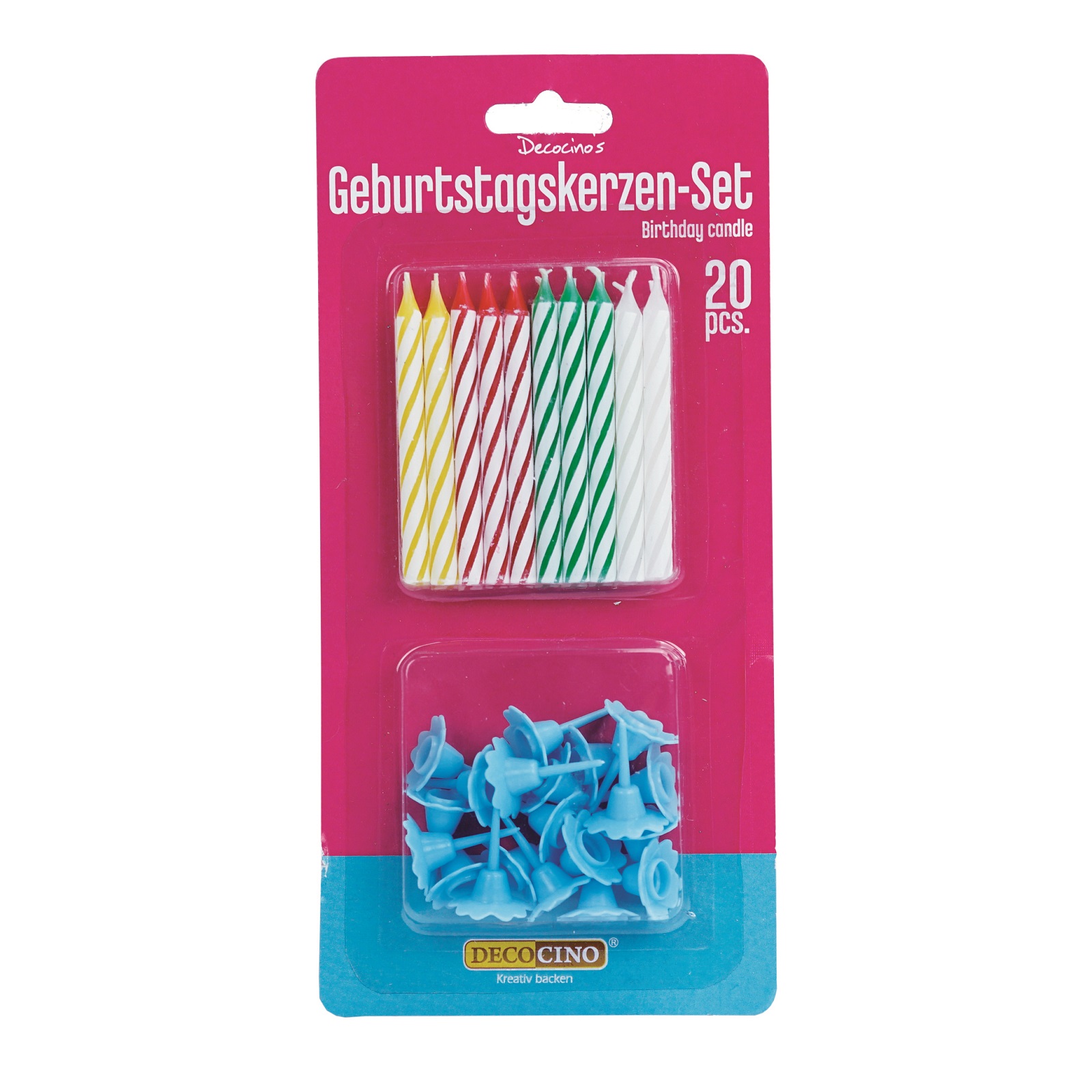 Geburtstagskerzen-Set 20-tlg. Geburtstagskerzen-Set 20-tlg.