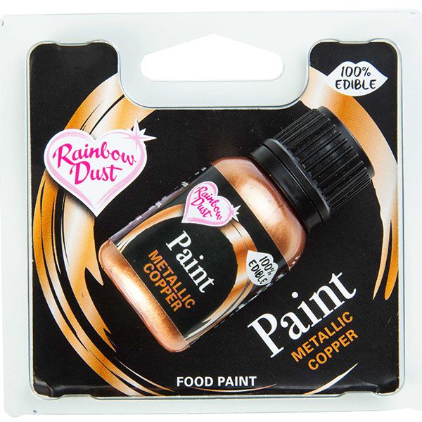 Metallic-Lebensmittelfarbe Copper 25 ml Metallic-Lebensmittelfarbe Copper 25 ml
