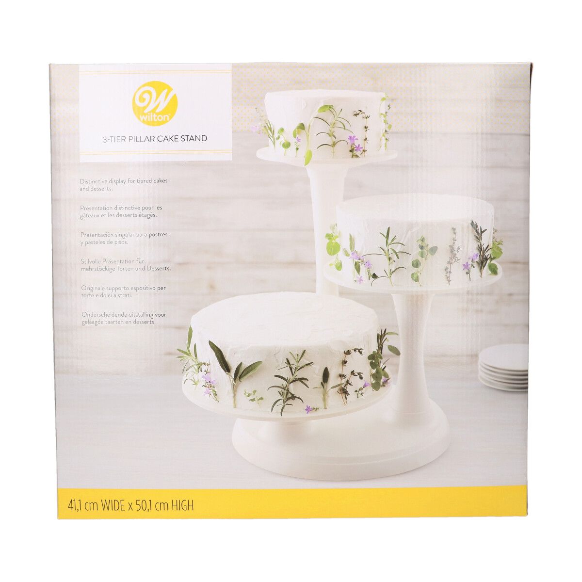 3 Stöckiger Tortenständer / 3 Tier Pillar Cake Stand - B-Ware 3 Stöckiger Tortenständer / 3 Tier Pillar Cake Stand - B-Ware
